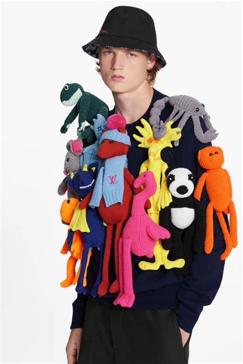 louis vuitton sweater stuffed animals|Louis Vuitton’s $8K puppet sweater has people all up in arms.